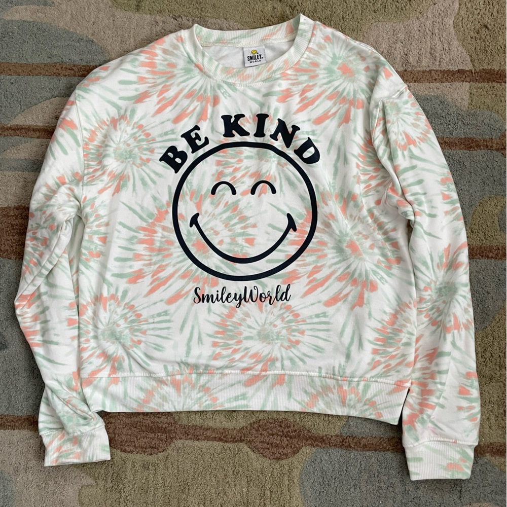 Womens tie dye sweatshirt